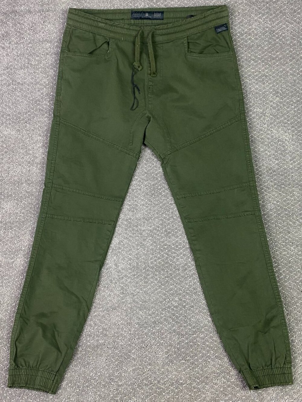 G-Star Raw Droner Relaxed Tapered Cargo Pants Mens 34 Olive Green Tapered NWOT